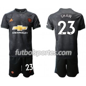 Camisetas Niños Manchester United Shaw 23 Tercera Equipacion 2019/2020